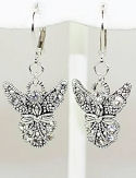 Cubic Zirconia Angel Earrings